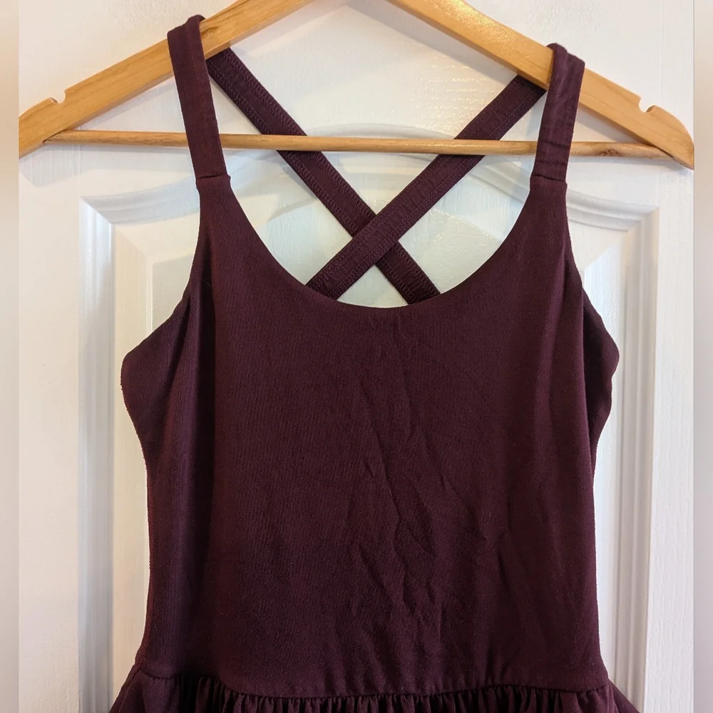 Imbodhi Bohdi Jumper Jumpsuit Burgundy Size Medium Minimalist Yoga Loungewear - Picture 5 of 14